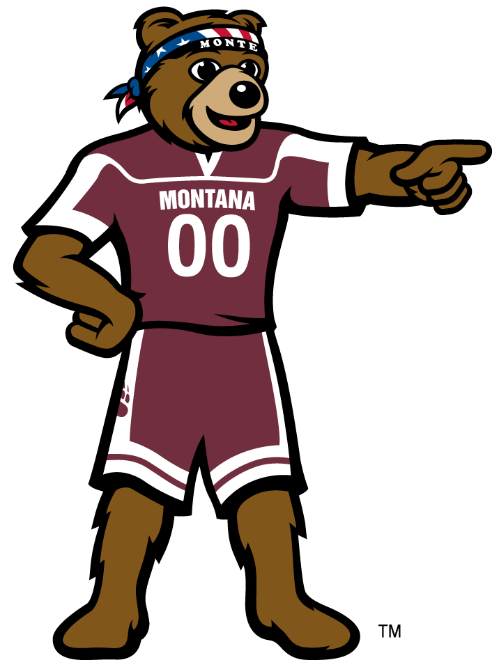 Montana Grizzlies 2010-Pres Mascot Logo v4 diy DTF decal sticker